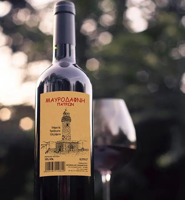 ΕΤΙΚΕΤΑ ΚΡΑΣΙΟΥ - ΜΑΥΡΟΔΑΦΝΗ